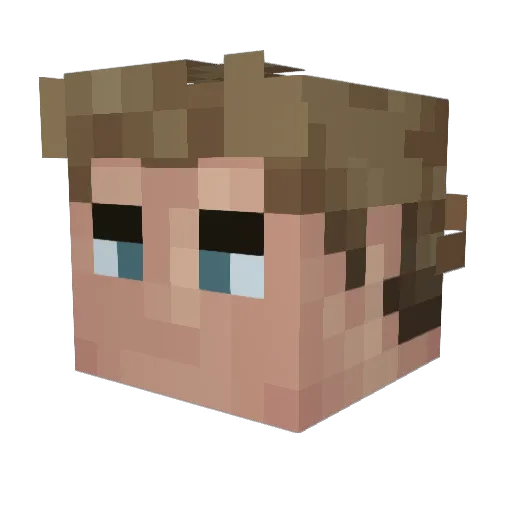 Burnt_Bread122 Minecraft avatar head, 3D render