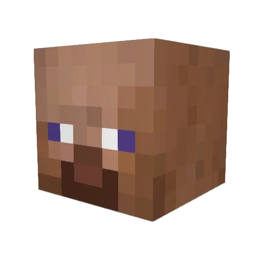 Burnzi119 Minecraft avatar head, 3D render