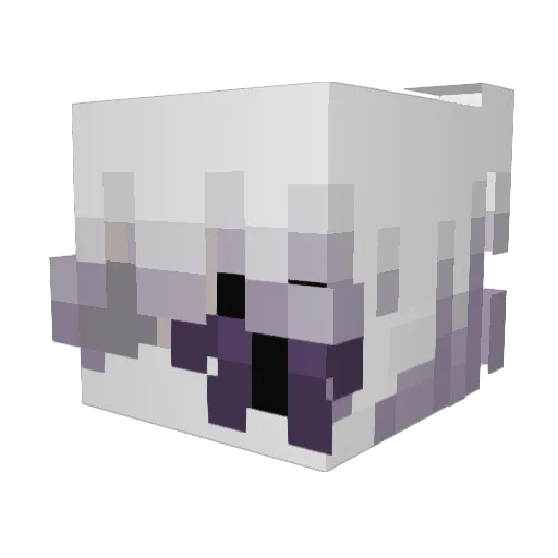 Buroza Minecraft avatar head, 3D render