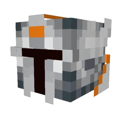 Burpy_09 Minecraft avatar head, 3D render