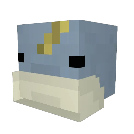 BurreBullen Minecraft avatar head, 3D render