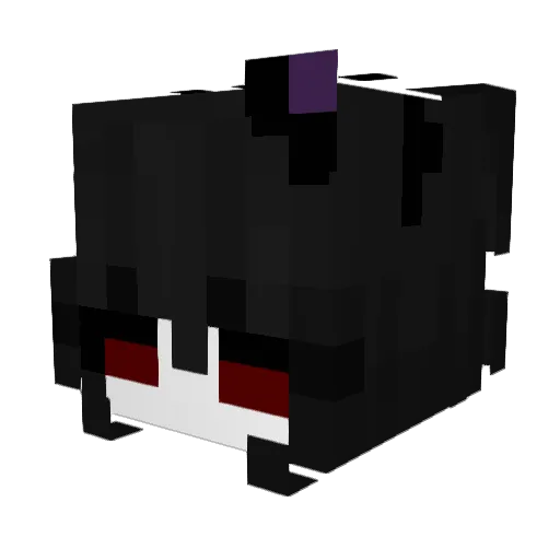 Burrice Minecraft avatar head, 3D render
