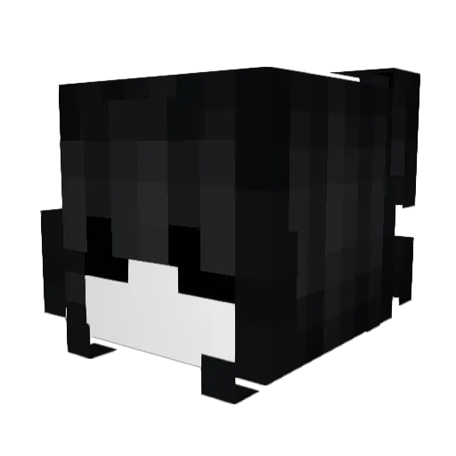 Burrien Minecraft avatar head, 3D render