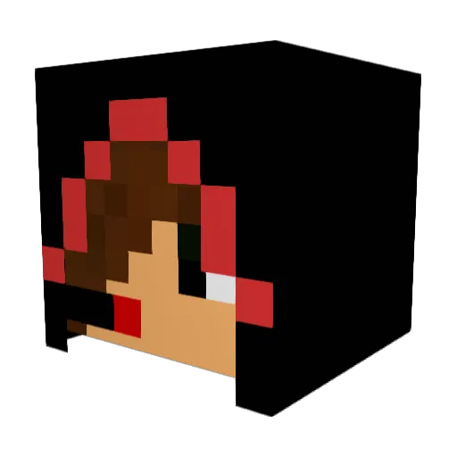 BurritOP Minecraft avatar head, 3D render