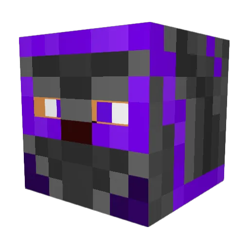 Burrito919 Minecraft avatar head, 3D render