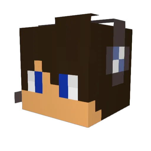BurritoSlayer10 Minecraft avatar head, 3D render