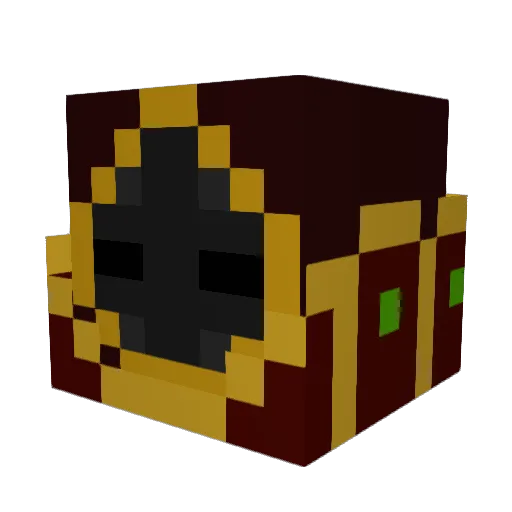 Burrito_Supreme Minecraft avatar head, 3D render