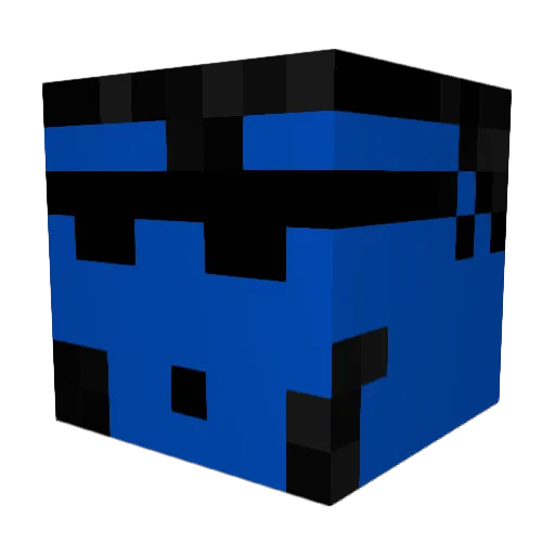 Burro177 Minecraft avatar head, 3D render