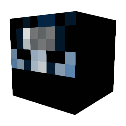 Burtle313 Minecraft avatar head, 3D render