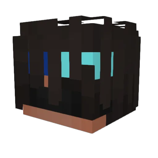 Burza_69 Minecraft avatar head, 3D render