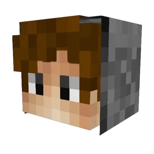 BusFahrerKeviin Minecraft avatar head, 3D render