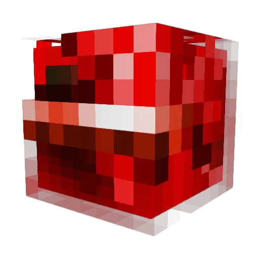 Busare Minecraft avatar head, 3D render