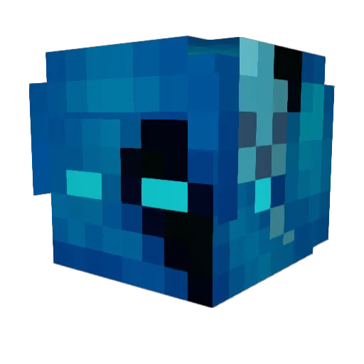 Buschtrommel69 Minecraft avatar head, 3D render