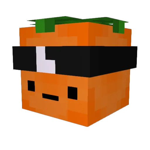 BuschyBuschmann Minecraft avatar head, 3D render