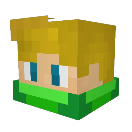 Busfahrer_gugli Minecraft avatar head, 3D render