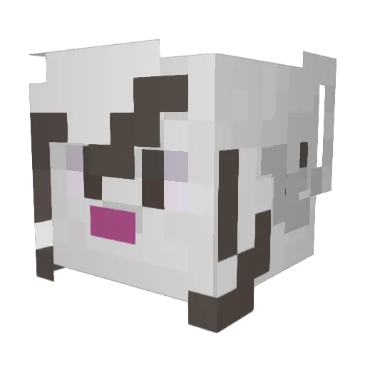 BushYee Minecraft avatar head, 3D render