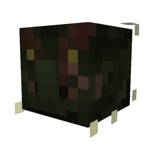 Busheeus Minecraft avatar head, 3D render