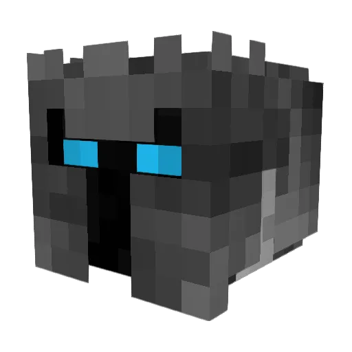 Bushi00 Minecraft avatar head, 3D render