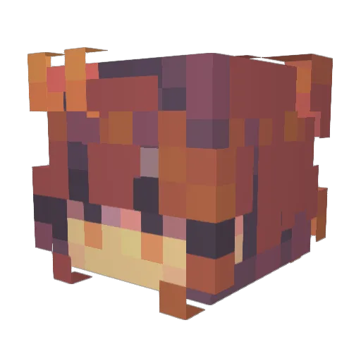 BusinessGirlMC Minecraft avatar head, 3D render