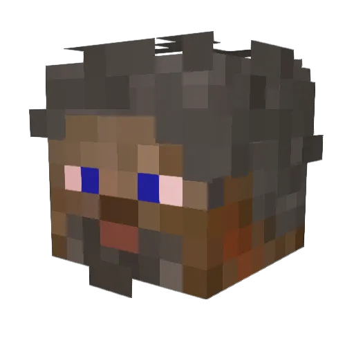 Business_MD Minecraft avatar head, 3D render