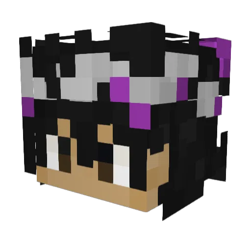 Busio2013 Minecraft avatar head, 3D render