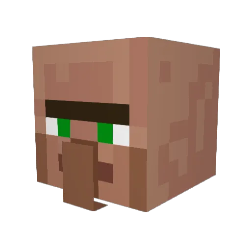 BussBoy Minecraft avatar head, 3D render