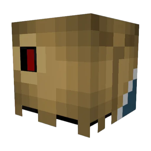 BustOnMe Minecraft avatar head, 3D render