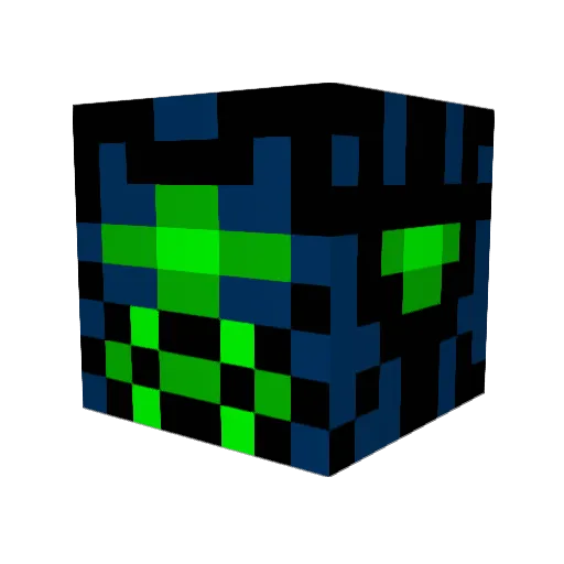 BusterYox Minecraft avatar head, 3D render