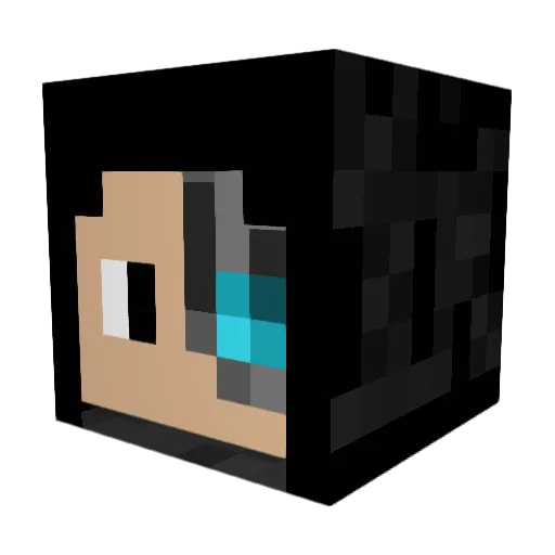 Busterboo99 Minecraft avatar head, 3D render