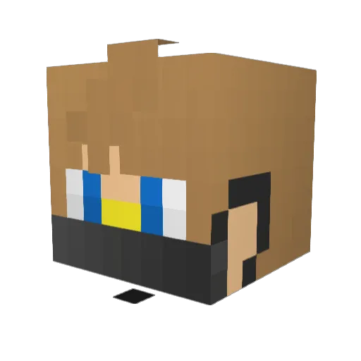Busterrules321 Minecraft avatar head, 3D render