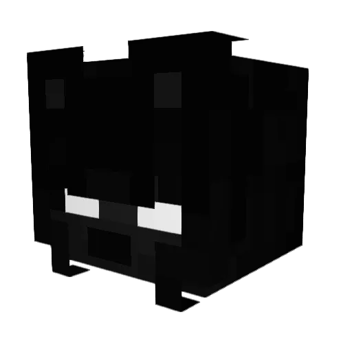 BusyRunningErins Minecraft avatar head, 3D render