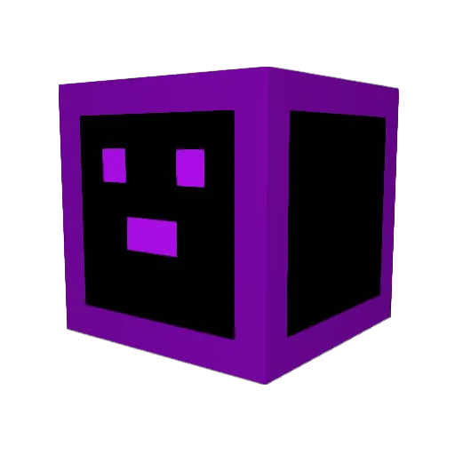 BusySpice Minecraft avatar head, 3D render