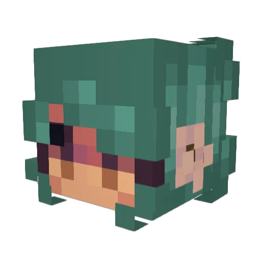 Busy_Bee723 Minecraft avatar head, 3D render