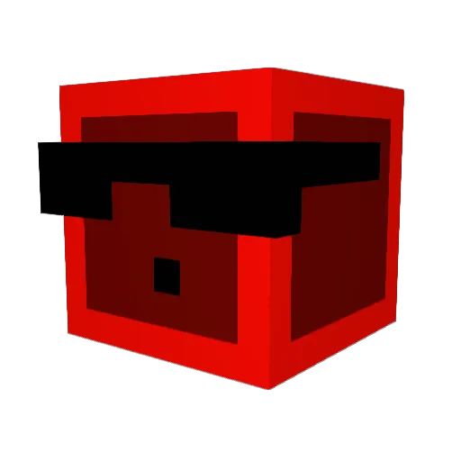 Busybubu Minecraft avatar head, 3D render