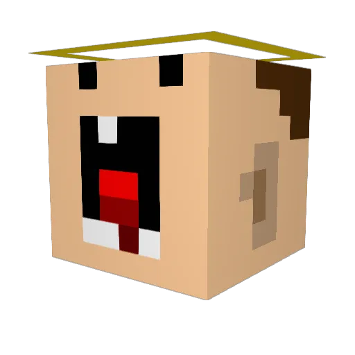 ButUrMyStepMom Minecraft avatar head, 3D render