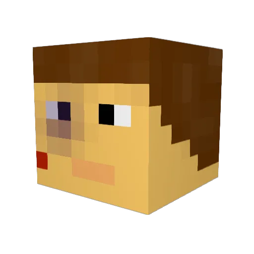 Butcher_gi Minecraft avatar head, 3D render