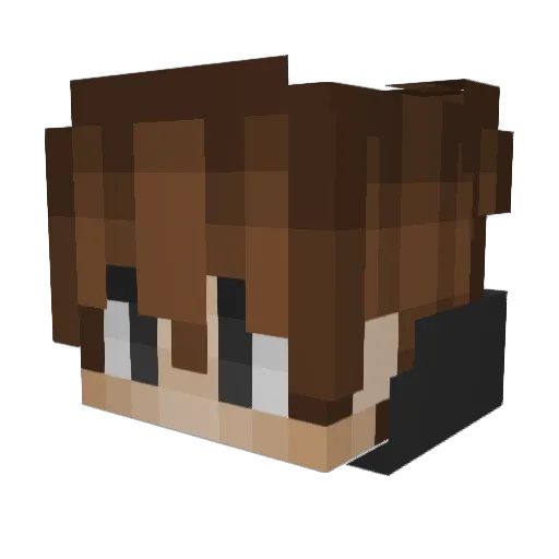 Butek157 Minecraft avatar head, 3D render