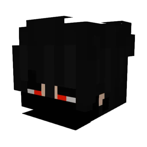 Butekin Minecraft avatar head, 3D render