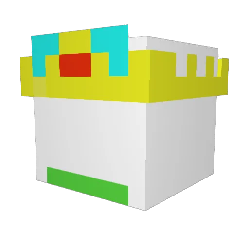 Butgreen_ Minecraft avatar head, 3D render