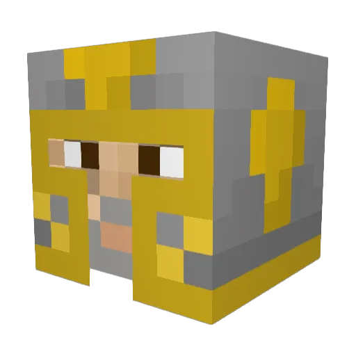 Butlerj1 Minecraft avatar head, 3D render