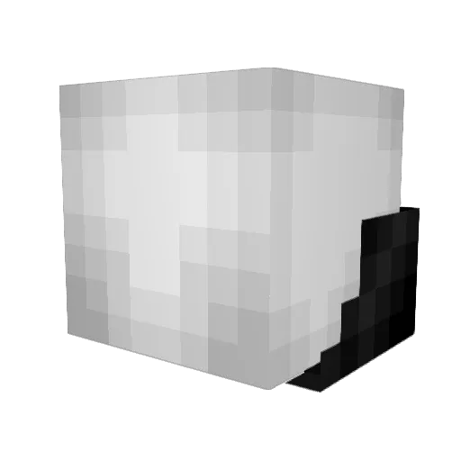 Butt_Justice Minecraft avatar head, 3D render