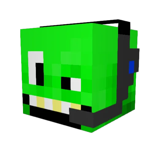 ButterBallz27 Minecraft avatar head, 3D render