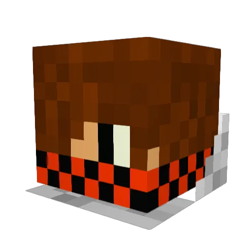 ButterCheese55 Minecraft avatar head, 3D render