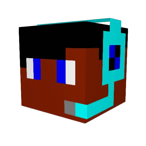 ButterNinja303 Minecraft avatar head, 3D render