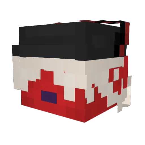 Butter_Bananas Minecraft avatar head, 3D render
