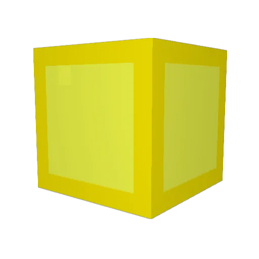 Butter_Head Minecraft avatar head, 3D render