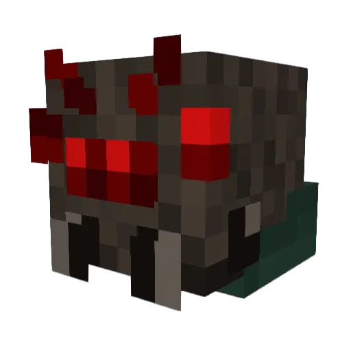 Butter_Milky Minecraft avatar head, 3D render