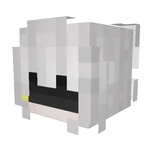 Butter_Tommy Minecraft avatar head, 3D render