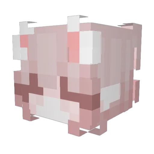 Butter_d0g1 Minecraft avatar head, 3D render