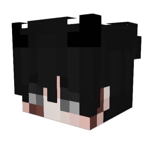 Buttercat_98 Minecraft avatar head, 3D render